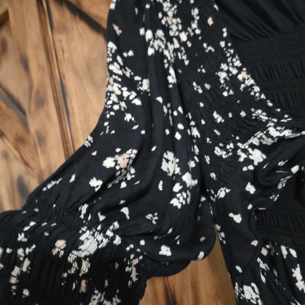 Free People Black Floral Maxi Dress - Picture 5 of 5